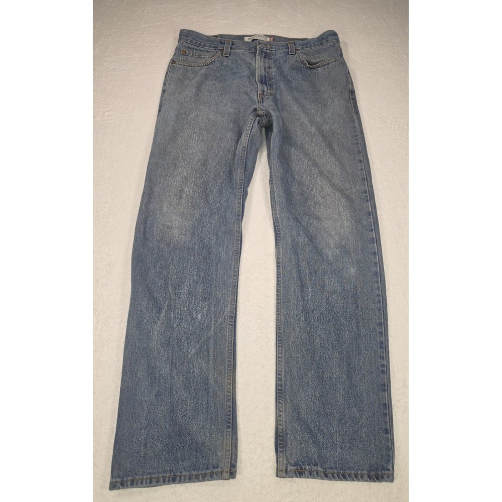 Vintage Men 2007 Levi 505 Jeans Regular Fit Medium Wash Sz 36x32